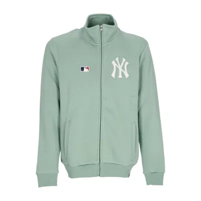 47 Brand Mlb Emb Islington Track Jacket Neyyan Eucalyptus Men's High Neck Sweatshirt In Green