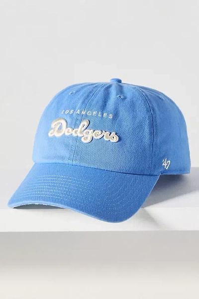 47 Brand Mlb Gingham Brim Baseball Cap In Blue