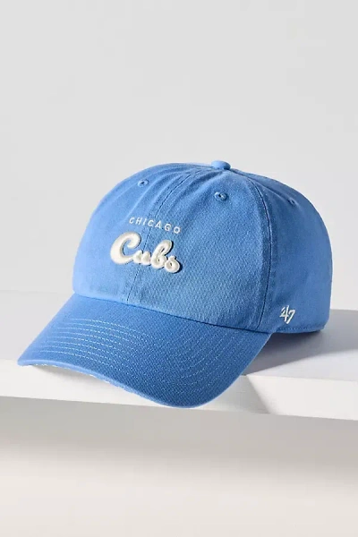 47 Brand Mlb Gingham Brim Baseball Cap In Blue