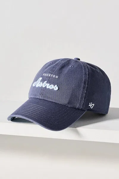 47 Brand Mlb Gingham Brim Baseball Cap In Orange