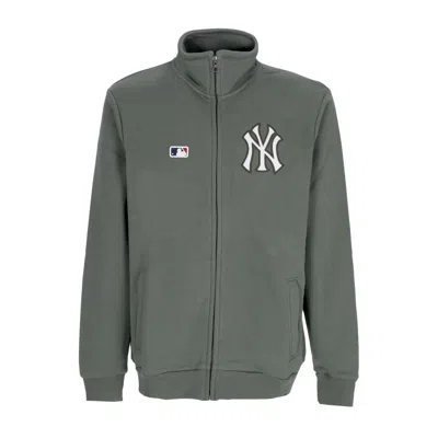 47 Brand Mlb Islington Track Jacket Neyyan Moss Green Men's High Neck Sweatshirt