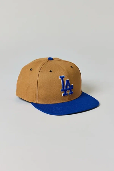 47 Brand Mlb Los Angeles Dodgers Workshop Hat In Tan, Men's At Urban Outfitters In Brown