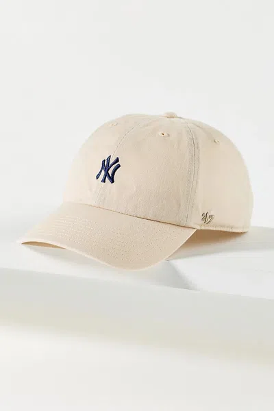 47 Brand Mlb Mini Logo Baseball Cap In Beige