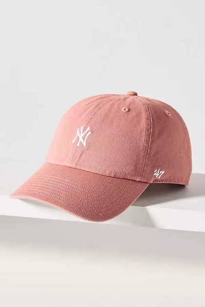 47 Brand Mlb Mini Logo Baseball Cap In Pink