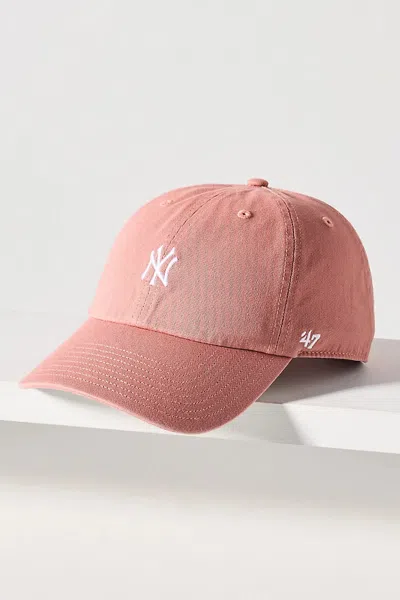 47 Brand Mlb Mini Logo Baseball Cap In Pink