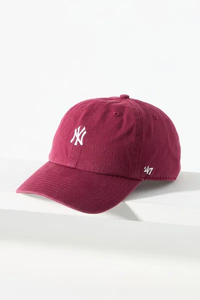 47 Brand Mlb Mini Logo Baseball Cap In Red