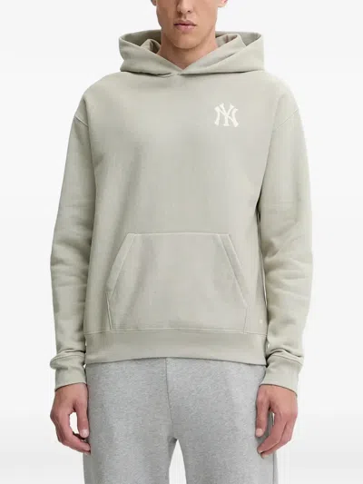 47 Brand Mlb New York Logo-print Hoodie In Nude