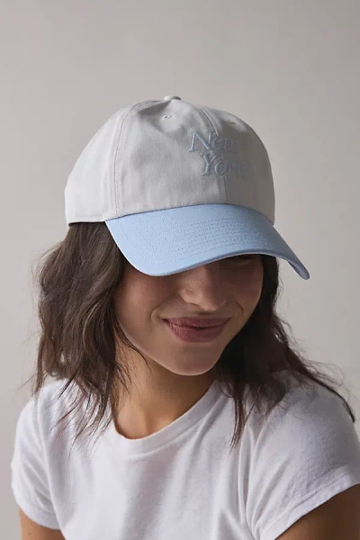 47 Brand Mlb New York Yankees Foundation Baseball Hat In Sandstone, Women's At Urban Outfitters In Gray