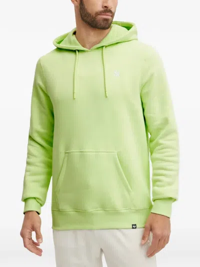 47 Brand Mlb New York Yankees Logo-embroidered Drawstring Hoodie In Green