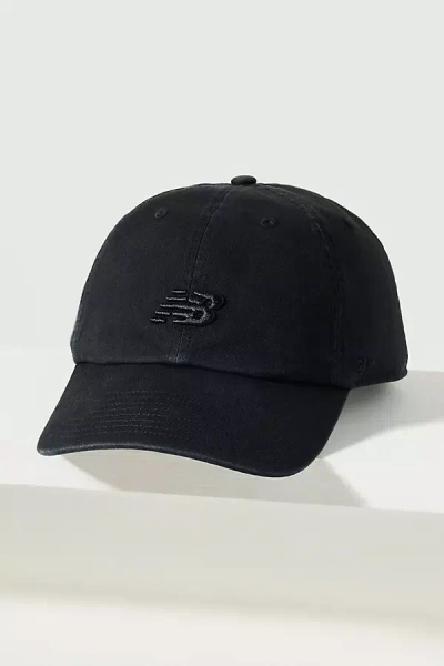 47 Brand New Balance 100% Cotton Baseball Cap In Black