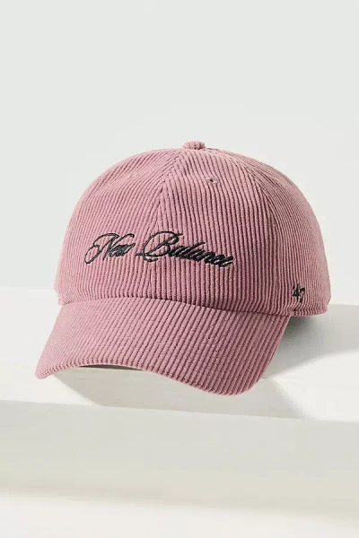 47 Brand New Balance Corduroy Baseball Cap In Pink