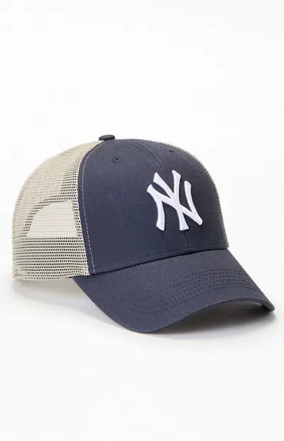 47 Brand New York Flagship Trucker Hat In Blue In Gray