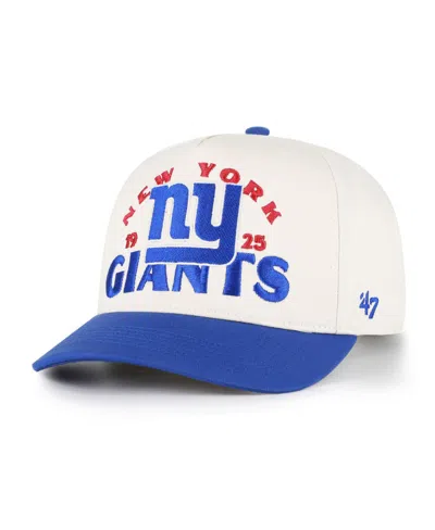 47 Brand New York Giants Retro Five-panel Arcitext Hitch Baseball Cap In Natural