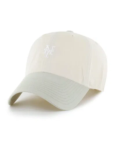 47 Brand New York Mets Adjustable Clean Up Baseball Cap In Gold