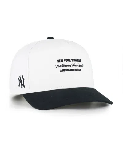 47 Brand New York Yankees Five-panel Adjustable Baseball Cap In White