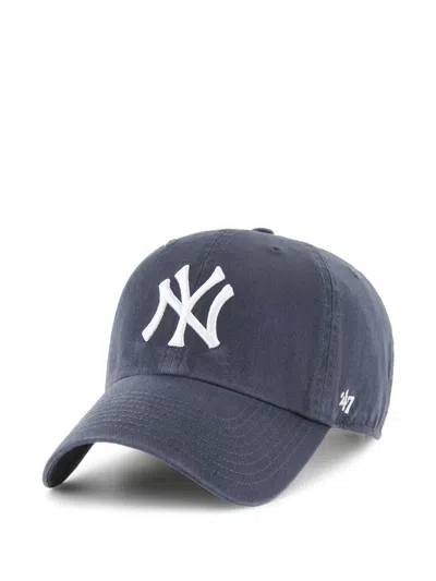 47 Brand New York Yankees Logo-embroidered Baseball Cap In Blue