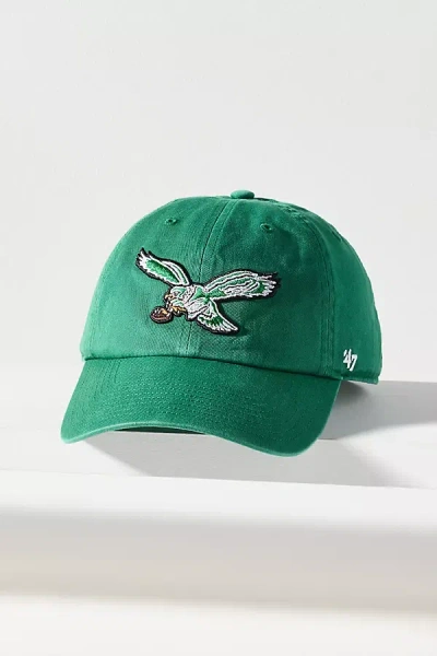 47 Brand Nfl Cleanup Baseball Cap In Green