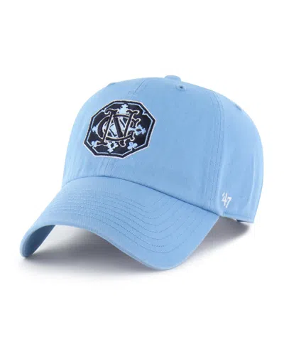 47 Brand North Carolina Tar Heels Vault Clean Up Adjustable Baseball Cap In Blue