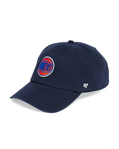 47 Brand Ny Knicks Garment Wash Hat In Blue