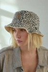 47 Brand Ny Yankees Lisa Animal Print Bucket Hat In Animal Print, Women's At Urban Outfitters In Animal Print