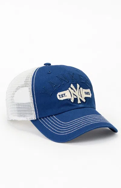 47 Brand Ny Yankees Two-tone Trucker Hat In Blue