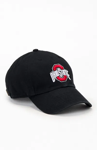 47 Brand Ohio State Clean-up Strapback Hat In Black/red