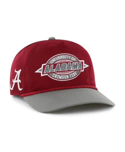 47 Brand Kids' One Size Alabama Crimson Tide Hitch Rope Adjustable Baseball Cap In Red