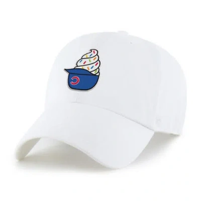 47 Brand Kids' Preschool '47  White Chicago Cubs Ice Cream Helmet Clean Up Adjustable Hat