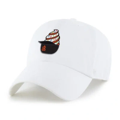 47 Brand Kids' Preschool '47 White San Francisco Giants Ice Cream Helmet Clean Up Adjustable Hat