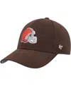 47 Brand Preschool Boys And Girls ' Brown Cleveland Browns Team Logo Mvp Adjustable Hat In Brown