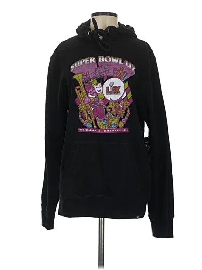 Pre-owned 47 Brand Pullover Hoodie In Black