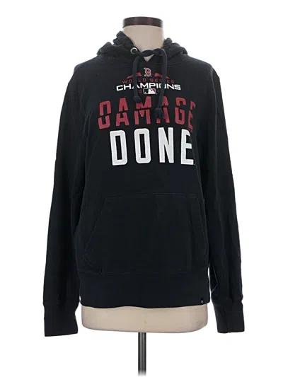 Pre-owned 47 Brand Pullover Hoodie In Black
