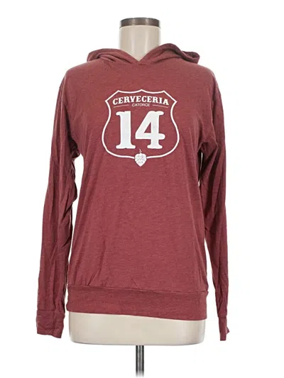 Pre-owned 47 Brand Pullover Hoodie In Burgundy
