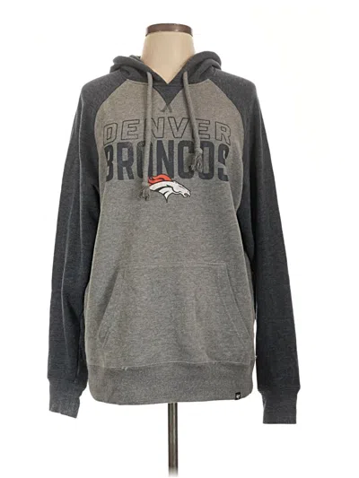 Pre-owned 47 Brand Pullover Hoodie In Gray