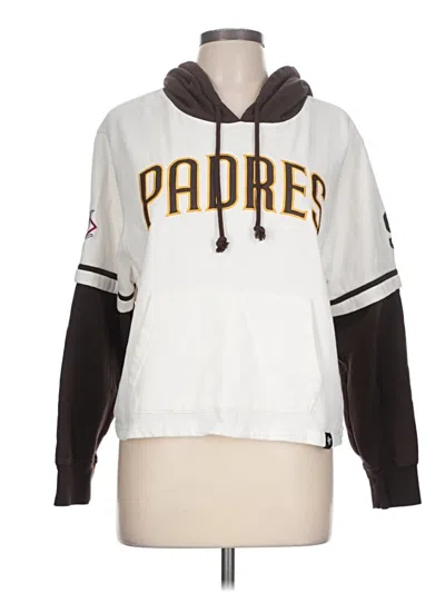 Pre-owned 47 Brand Pullover Hoodie In White