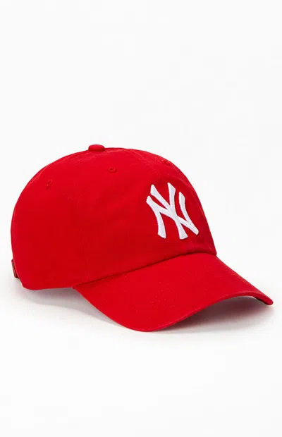 47 Brand New York Yankees Baseball Cap In Red