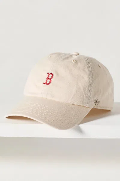 47 Brand Red Sox Mini Logo Baseball Cap In Beige