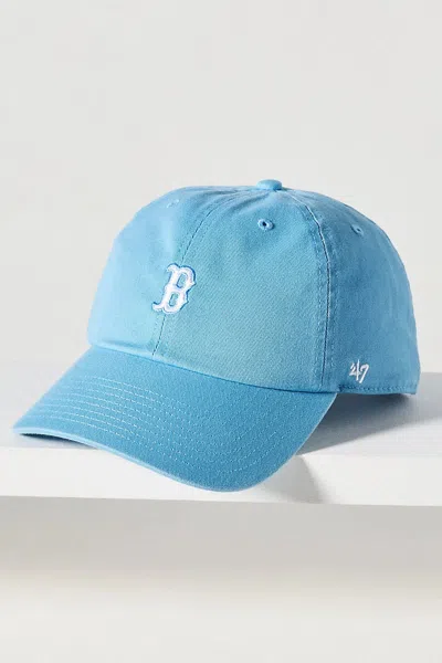 47 Brand Red Sox Mini Logo Baseball Cap In Blue