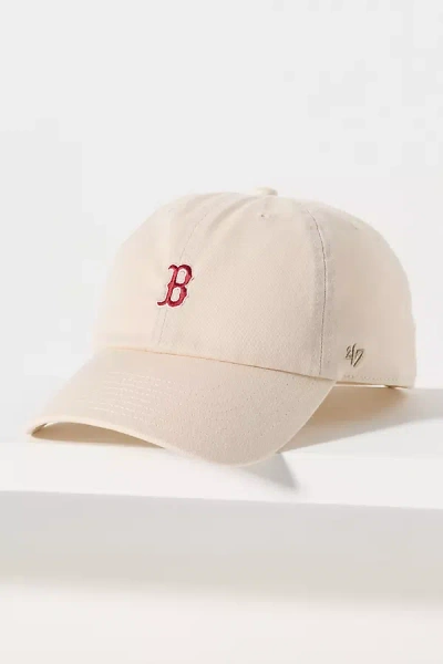 47 Brand Red Sox Mini Logo Baseball Cap In Neutral