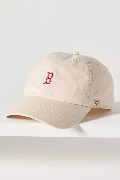 47 Brand Red Sox Mini Logo Baseball Cap In Neutral