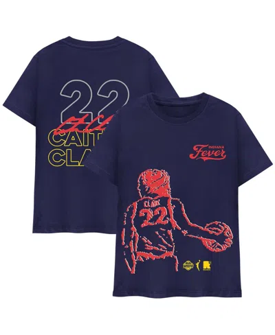 47 Brand Round21 Men's And Women's Caitlin Clark Navy Indiana Fever Indiana Bound T-shirt