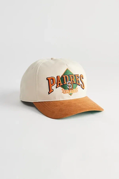 47 Brand San Diego Padres Diamond Hitch Baseball Hat In Tan, Men's At Urban Outfitters In White