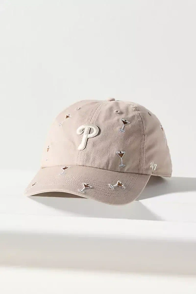 47 Brand Scatter Drink Icons Mlb Baseball Cap In Pink