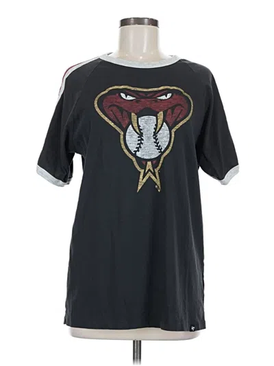 Pre-owned 47 Brand Short Sleeve T-shirt In Black