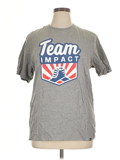 Pre-owned 47 Brand Short Sleeve T-shirt In Gray