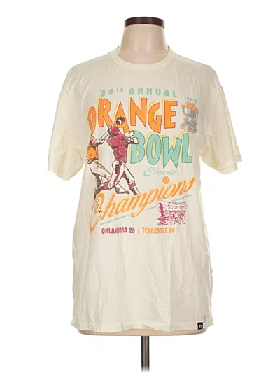 Pre-owned 47 Brand Short Sleeve T-shirt In Ivory