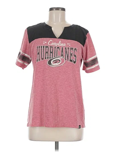 Pre-owned 47 Brand Short Sleeve T-shirt In Pink