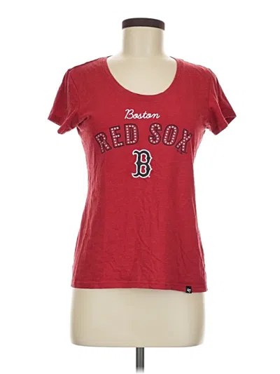 Pre-owned 47 Brand Short Sleeve T-shirt In Red