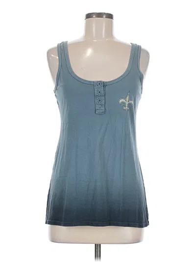 Pre-owned 47 Brand Sleeveless Top Teal Scoop Neck Tops