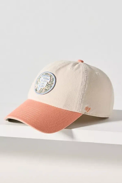 47 Brand Spring Floral Baseball Hat In Orange